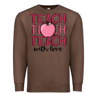 Chestnut teach with love Premium Sweatshirt - JahusDesignShop