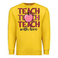 Lemon teach with love Premium Sweatshirt - JahusDesignShop