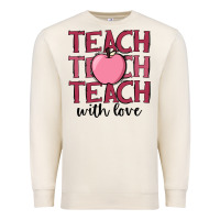 Sandshell teach with love Premium Sweatshirt - JahusDesignShop