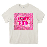 Cream love pink Heavy Core Tee - TumblerDesignByShophia