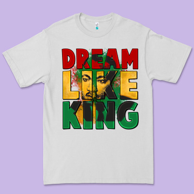 Dream Like King Martin Luther Premium Tee Designed By Cowgirlartshop