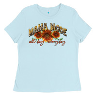 Baby Blue Mama mode all day everyday Mother's Day Ladies Tee - CowGirlArtShop