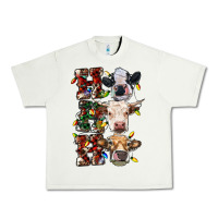 Ho Ho Ho Cows Urban Heavy Tee | Teevron