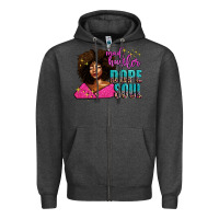 Charcoal Heather mad hustler dope soul Zipper Hoodie - AdoDesignShop