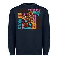 Navy nana nana nana with hearts Heavyweight Sweatshirt - AdoDesignShop