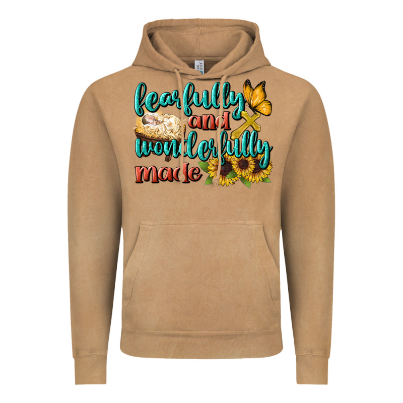 Fearfully And Wonderfully Made Vintage Hoodie by BundleAndBundleShop | Teevron
