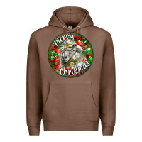 Chestnut christmas lincoln sheep Premium Hoodie - LillyAllenDesigns