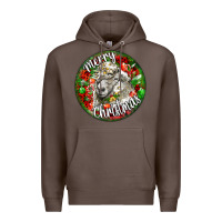 Coffee christmas lincoln sheep Premium Hoodie - LillyAllenDesigns