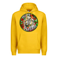 Lemon christmas lincoln sheep Premium Hoodie - LillyAllenDesigns