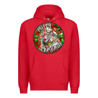 Red christmas lincoln sheep Premium Hoodie - LillyAllenDesigns