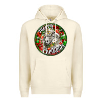 Sandshell christmas lincoln sheep Premium Hoodie - LillyAllenDesigns
