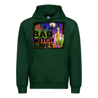 Forest Green bad witch vibes Urban Hoodie - JahusDesignShop