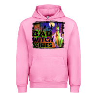 Fuchsia Pink bad witch vibes Urban Hoodie - JahusDesignShop