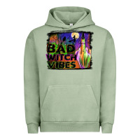 Pigment Oil Green bad witch vibes Urban Hoodie - JahusDesignShop