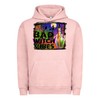 Pigment Salmon bad witch vibes Urban Hoodie - JahusDesignShop