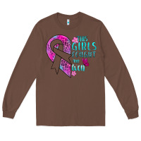 Chestnut This Girls Fought and Won Cancer Long Sleeve Tee - BundleAndBundleShop