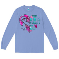 Colony Blue This Girls Fought and Won Cancer Long Sleeve Tee - BundleAndBundleShop
