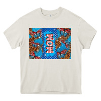 Cream American mom Heavy Core Tee - TumblerDesignByShophia