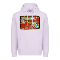 Lilac christmas serape sunflower background Premium Hoodie - Jasminsmagicworld