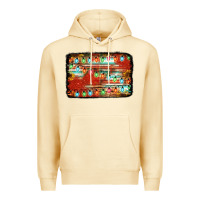 Pina Colada christmas serape sunflower background Premium Hoodie - Jasminsmagicworld
