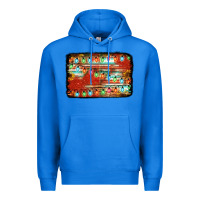 True Royal christmas serape sunflower background Premium Hoodie - Jasminsmagicworld
