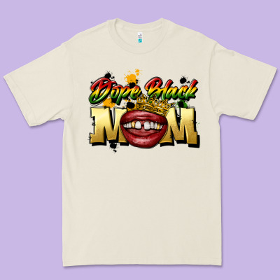 Black Mom Premium Tee Designed By Cowgirlartshop