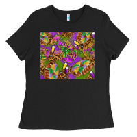 Mardi Gras With Crabs Tumbler Ladies Tee | Teevron