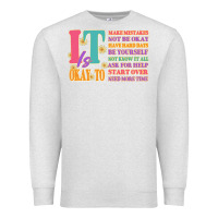 Oatmeal Heather it is okay to Premium Sweatshirt - JahusDesignShop