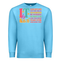 Ocean Blue it is okay to Premium Sweatshirt - JahusDesignShop