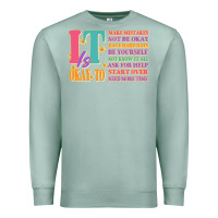 Seafoam it is okay to Premium Sweatshirt - JahusDesignShop
