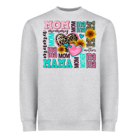Mom Mama Mommy With Hearts Heavyweight Sweatshirt | Teevron