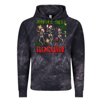 Cloud Black Jingle Bell Rockin' Vintage Hoodie - BundleAndBundleShop