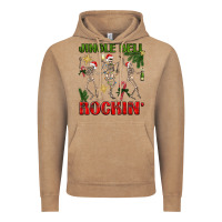 Vintage Coffee Jingle Bell Rockin' Vintage Hoodie - BundleAndBundleShop