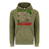 Vintage Olive Jingle Bell Rockin' Vintage Hoodie - BundleAndBundleShop
