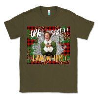 Army Green omg santa i know him elf Classic Tee - CowGirlArtShop