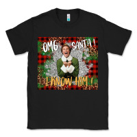 Black omg santa i know him elf Classic Tee - CowGirlArtShop