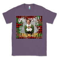 Lavender omg santa i know him elf Classic Tee - CowGirlArtShop
