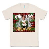 Natural omg santa i know him elf Classic Tee - CowGirlArtShop