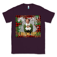 Plum omg santa i know him elf Classic Tee - CowGirlArtShop