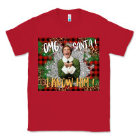 Red omg santa i know him elf Classic Tee - CowGirlArtShop