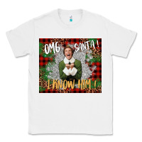 White omg santa i know him elf Classic Tee - CowGirlArtShop