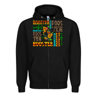 Black rooster Zipper Hoodie - AdoDesignShop