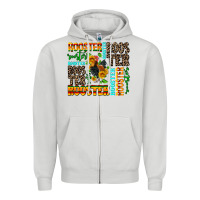 Dove Grey rooster Zipper Hoodie - AdoDesignShop