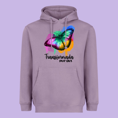 Transformada Por Dios Heavyweight Hoodie Designed By Jahusdesignshop