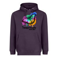 Plum transformada por dios Heavyweight Hoodie - JahusDesignShop