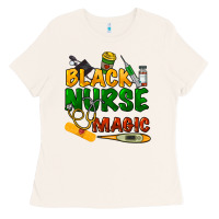 Bone Black Nurse magic Ladies Tee - HowdyJamesFarm