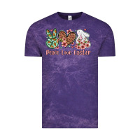 Cloud Purple Easter Day Peace love Easter Vintage Tee - OliviaCreatesArt