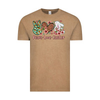 Vintage Coffee Easter Day Peace love Easter Vintage Tee - OliviaCreatesArt