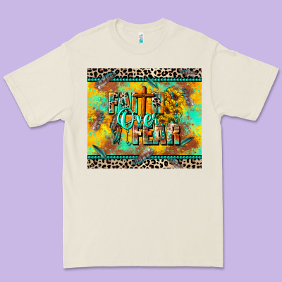 Faith Over Fear Premium Tee Designed By Cowgirlartshop