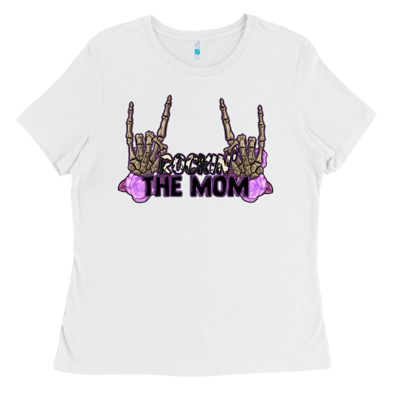 Rockin' The Mom Ladies Tee by CowGirlArtShop | Teevron